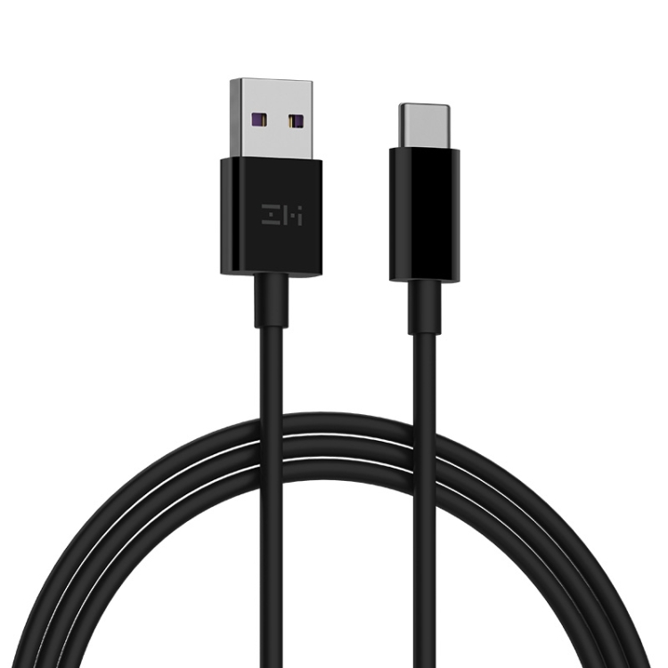 

Original Xiaomi ZMI 5A USB-C / Type-C Fast Charging Data Cable, Length: 1m(Black)