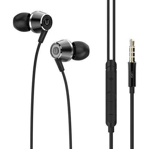 

UiiSii HI-820 Universal HIFI Graphene Moving Coil In-Ear Earphone (Black)