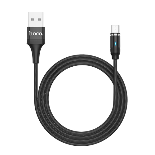 

HOCO U76 USB to Micro USB Interface Fresh Magnetic Charging Cable, Length: 1.2m(Black)