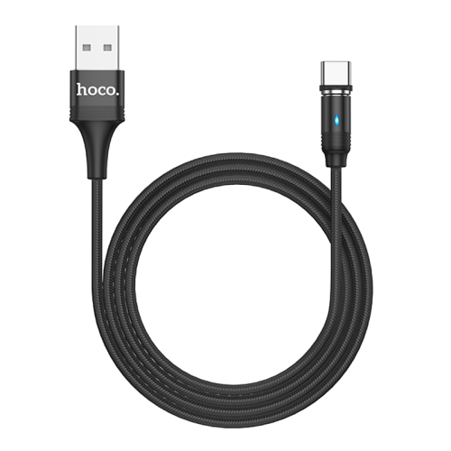 

HOCO U76 USB to USB-C / Type-C Interface Fresh Magnetic Charging Cable, Length: 1.2m(Black)