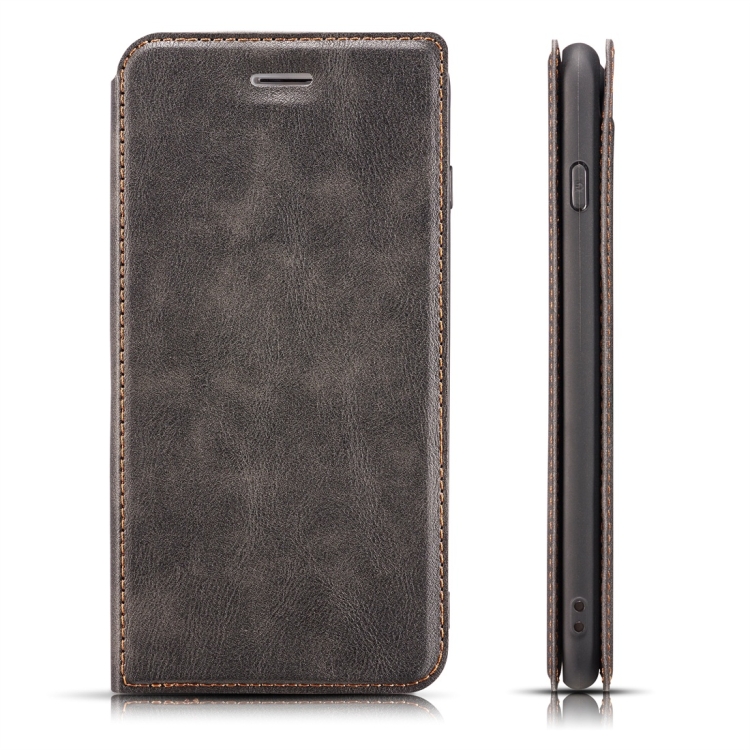 

Retro Simple Ultra-thin Magnetic Horizontal Flip Leather Case for Galaxy Note 9, with Holder & Card Slots & Lanyard (Black)