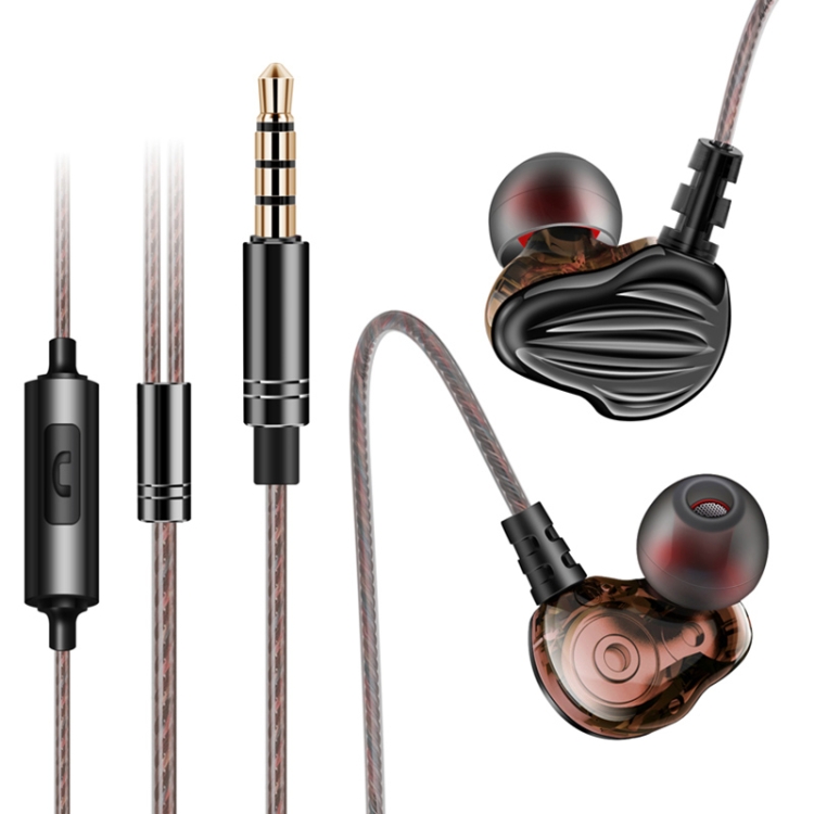 

QKZ CK4 HIFI In-ear Four-unit Music Headphones (Black)