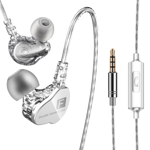 

QKZ CK9 HiFi In-ear Four Unit Sports Music Headphones (Transparent)