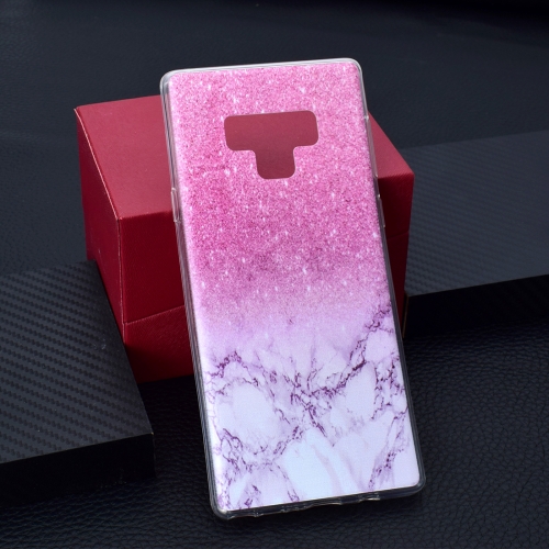 

Marble Pattern Colorful Painted Transparent TPU Case for Galaxy Note 9