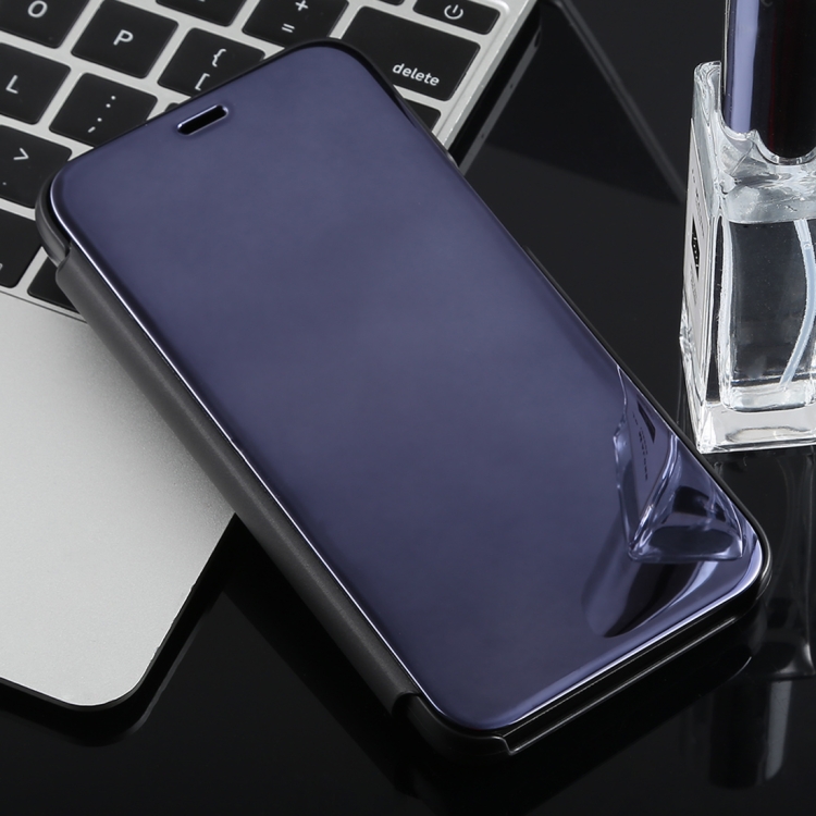 

Electroplating Mirror Horizontal Flip Case for Galaxy J2 Core, with Holder (Black)