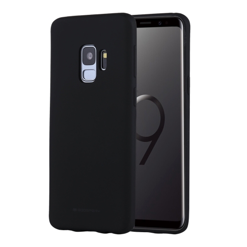 

GOOSPERY SOFT FEELING for Galaxy S9 TPU Drop-proof Soft Protective Back Cover (Black)