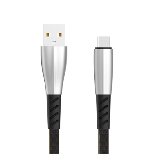 

KIVEE KV-CB103 2.1A Type-C / USB-C to USB Shuttleless Weaving Charging Data Cable, Length: 1m (Black)