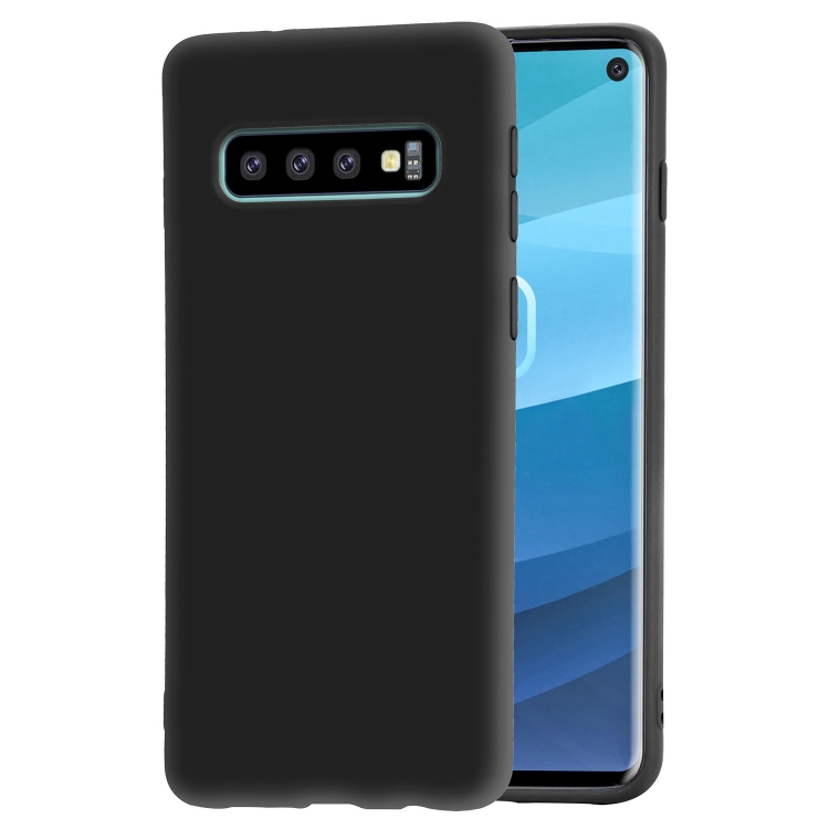 

Frosted Soft TPU Protective Case for Galaxy S10(Black)