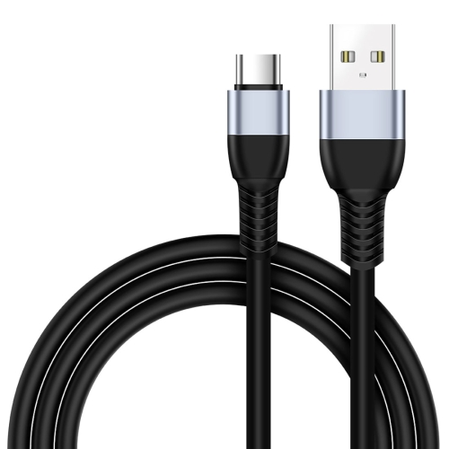 

JOYROOM JR-S318 2.4A USB to USB-C / Type-C Data Sync Charging Cable, Cable Length: 1.5m for Galaxy S8 & S8 + / LG G6 / Huawei P10 & P10 Plus / Oneplus 5 and other Smartphones (Black)