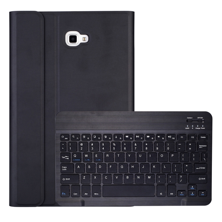 

DY580 For Galaxy Tab A 10.1 T580 / T585 Detachable Plastic Bluetooth Keyboard Leather Case with Holder (Black)