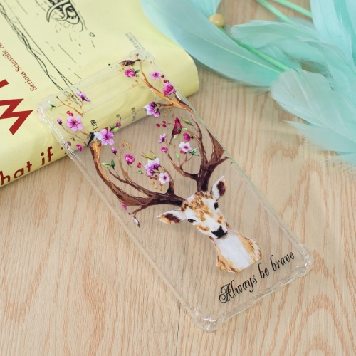 

Letter Elk Pattern Oil Embossed TPU Case for Galaxy S10+