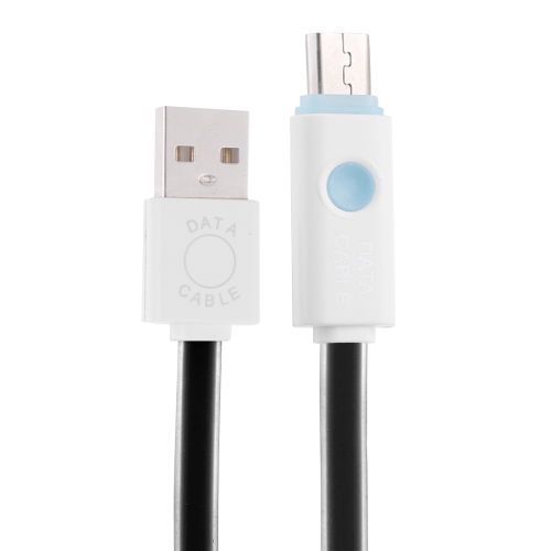 

1m USB to Micro USB Noodle Jelly Data Sync Charging Cable(Black)