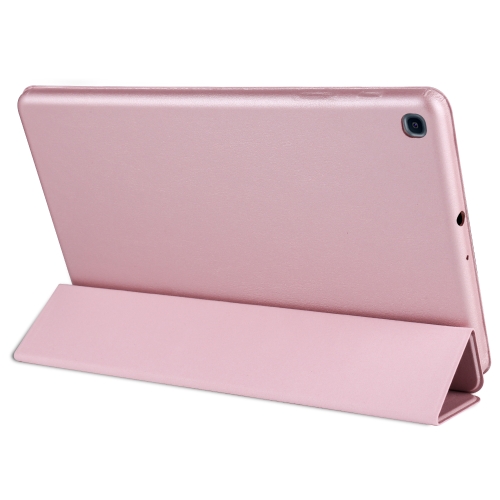 

Cowhide Texture Horizontal Flip Leather Case for Galaxy Tab A 10.1 (2019) T510 / T515, with Holder (Rose Gold)