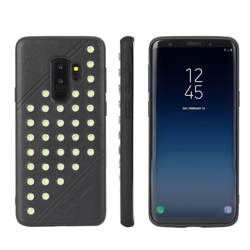 

Star Series Retro Crazy Horse Texture PU Leather Case for Galaxy S9+ (Black)