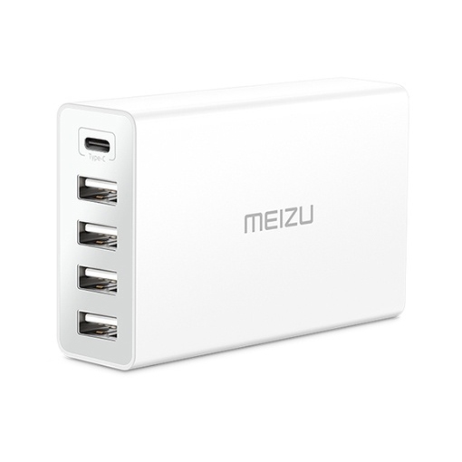 

Meizu 4 x USB + USB-C / Type-C Ports Desktop Charger (White)