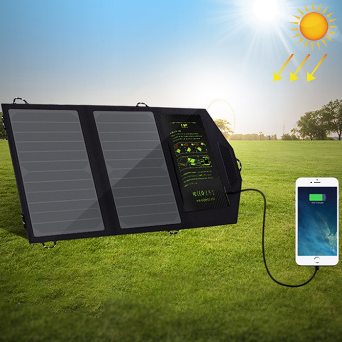 

ALLPOWERS Solar Panel Charger Dual USB 5V2A Portable Solar Panel Phone Charger