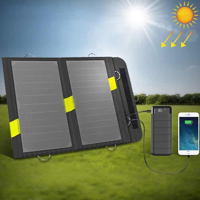 

ALLPOWERS 14W 5V Solar Panels Fold Portable Solar Panel Charger Dual USB