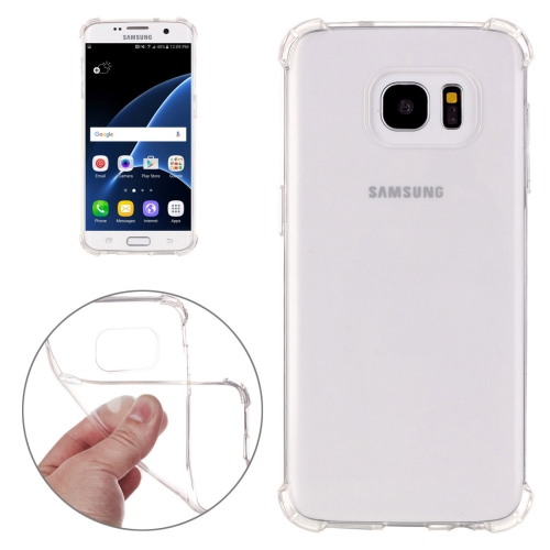 

For Galaxy S7 / G930 Shock-resistant Cushion TPU Protective Case (Transparent)