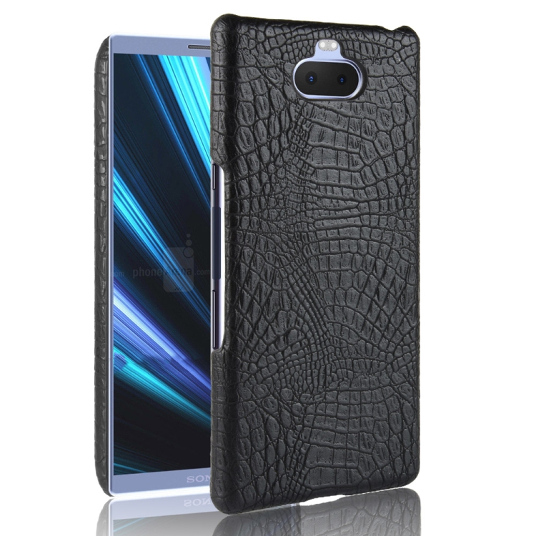 

Shockproof Crocodile Texture PC + PU Case for Sony Xperia 10 (Black)