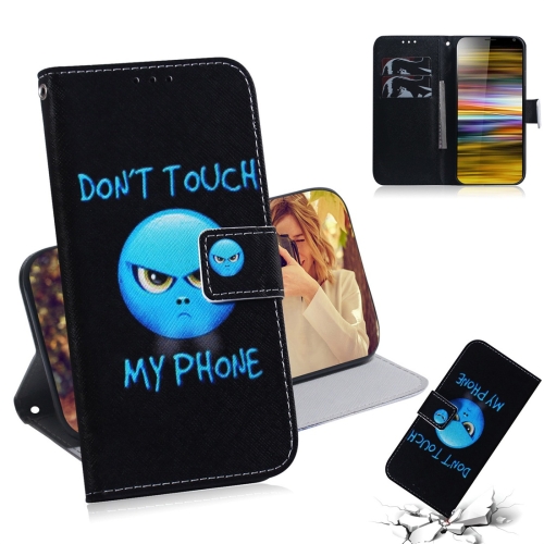 

Anger Pattern Coloured Drawing Horizontal Flip Leather Case for Sony Xperia 10 Plus, with Holder & Card Slots & Wallet