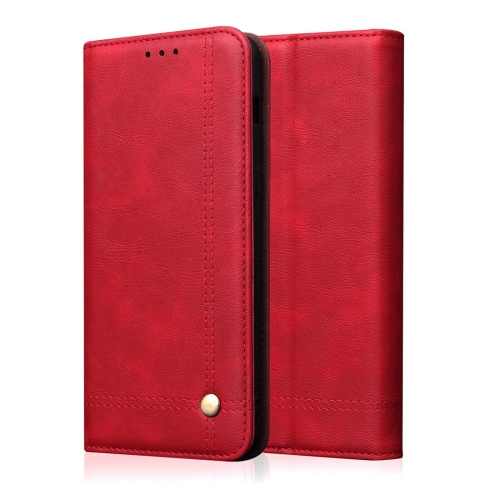 

Casual Style Retro Crazy Horse Texture Horizontal Flip Leather Case for Sony Xperia 10, with Card Slots & Holder & Wallet (Red)