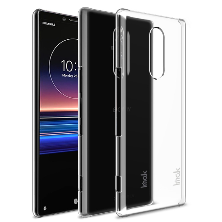 

IMAK Wing II Wear-resisting Crystal Pro Protective Case for Sony Xperia 1 / Xperia XZ4, with Screen Sticker (Transparent)