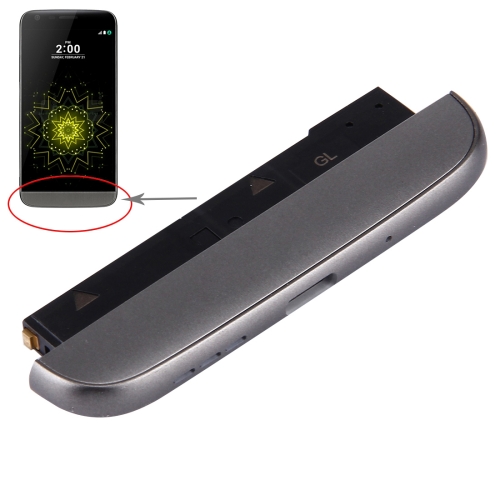 Bottom (Charging Dock + Microphone + Speaker Ringer Buzzer) Module for LG G5 / H840 / H850 / H845(Grey)
