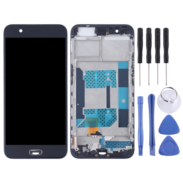 

TFT Materials LCD Screen and Digitizer Full Assembly with Frame for OPPO R11(Black)