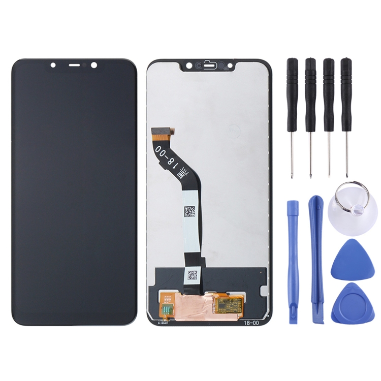 P30 Note Black XIAOMIN LCD Screen and Digitizer Full Assembly for Motorola One Power Color : Black Replacement