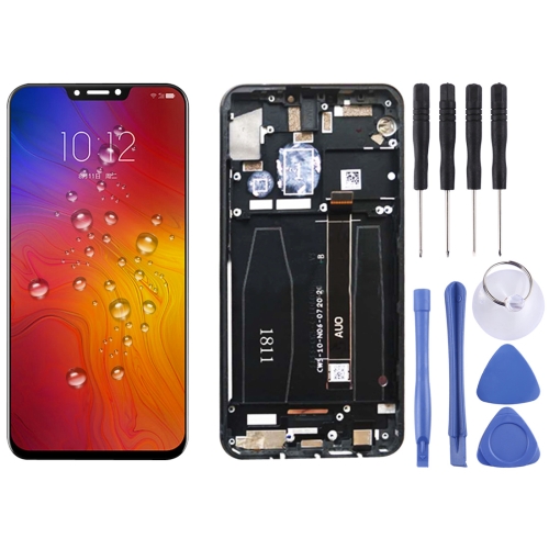 

LCD Screen and Digitizer Full Assembly with Frame for Lenovo Z5(Black)