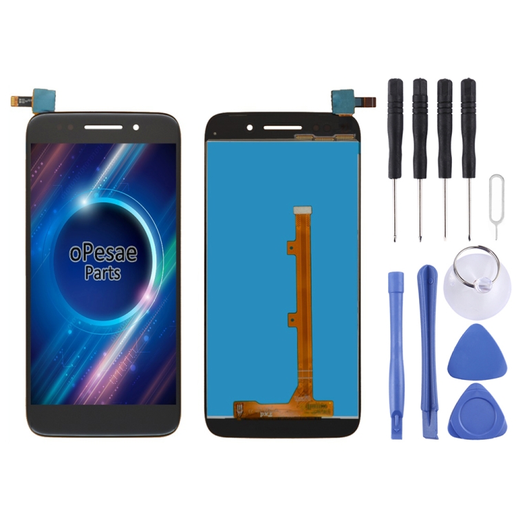 

LCD Screen and Digitizer Full Assembly for Alcatel IDOL 5 6058 / 6058D / OT6058(Black)