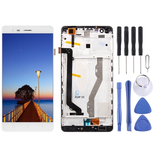 

LCD Screen and Digitizer Full Assembly with Frame for Lenovo K5 Note (White)