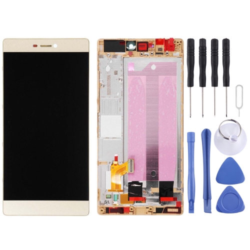 

For Huawei P8 LCD Screen and Digitizer Full Assembly with Frame(Gold)