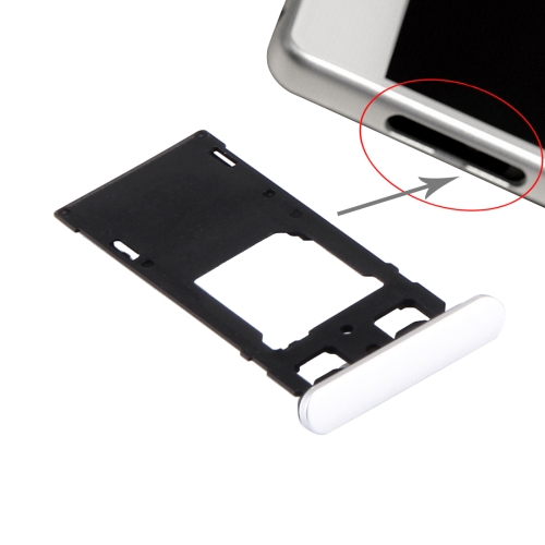 Sunsky Sim Card Tray Micro Sd Sim Card Tray Card Slot Port Dust Plug For Sony Xperia X Dual Sim Version White