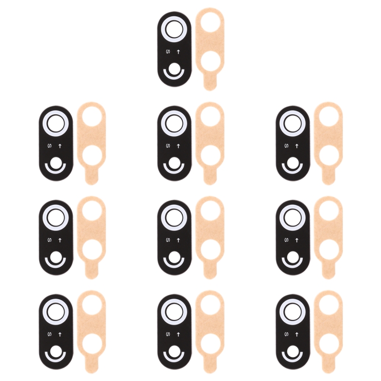 

10 PCS Back Camera Lens with Adhesive for Huawei Honor Play