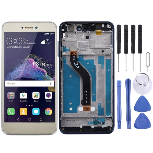 

LCD Screen and Digitizer Full Assembly with Frame for Huawei Honor 8 Lite(Gold)