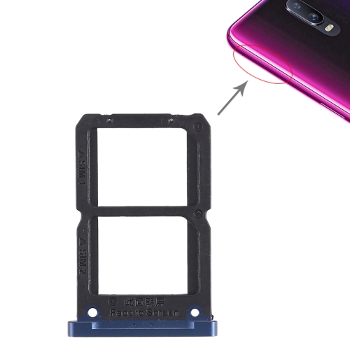 

2 x SIM Card Tray for OPPO R17(Blue)