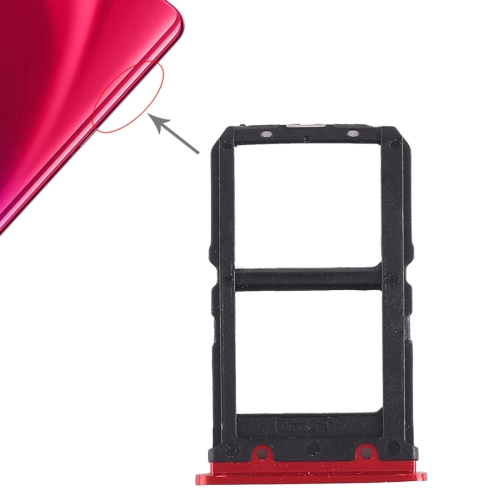 

2 x SIM Card Tray for Vivo X23(Red)