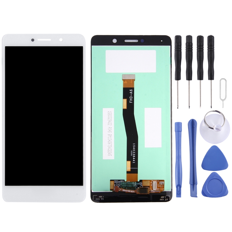 Sunsky For Huawei Honor 6x Lcd Screen And Digitizer Full Assembly White