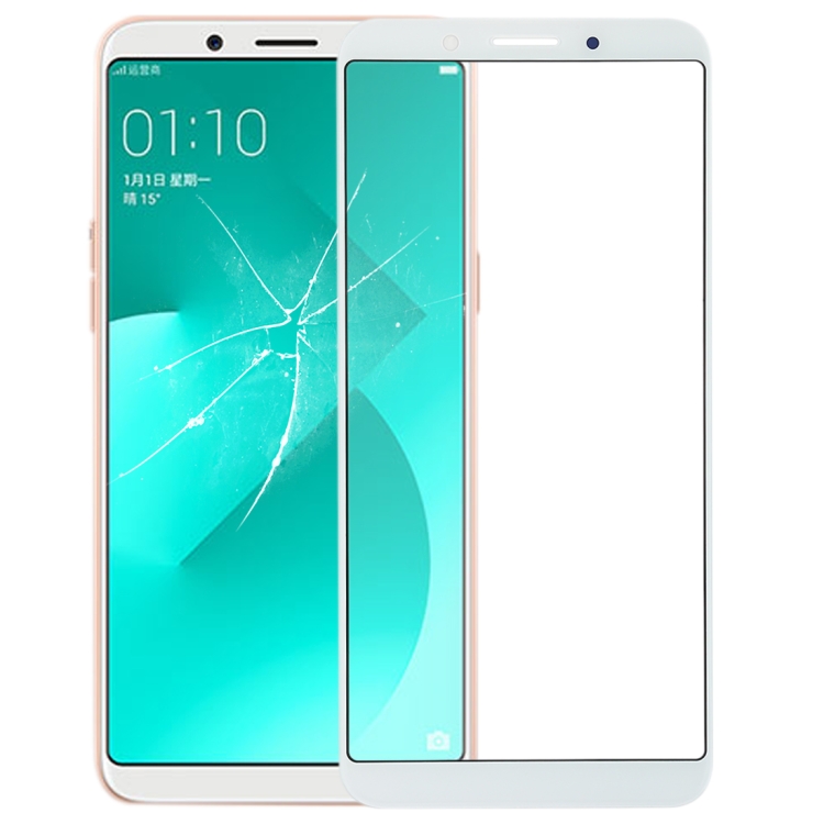

Front Screen Outer Glass Lens for OPPO A83 (White)