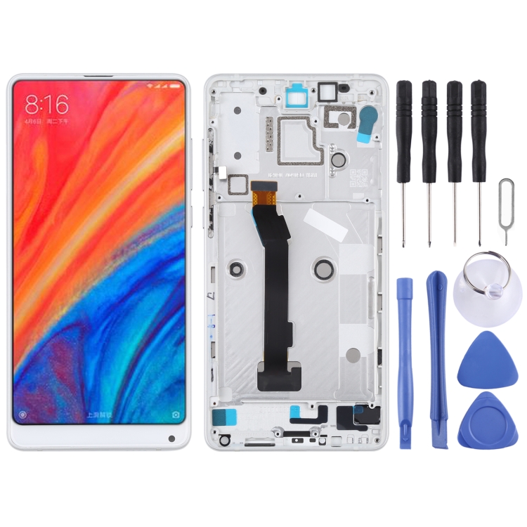 LCD Screen and Digitizer Full Assembly with Frame for Xiaomi MI Mix 2S (White)
LCD Screen and Digitizer Full Assembly with Frame for Xiaomi MI Mix 2S (White)