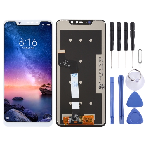 

LCD Screen and Digitizer Full Assembly for Xiaomi Redmi Note 6 Pro(White)