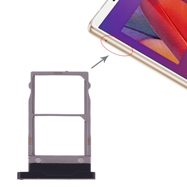 

SIM Card Tray + SIM Card Tray for Lenovo EDGE Z2151 (Black)