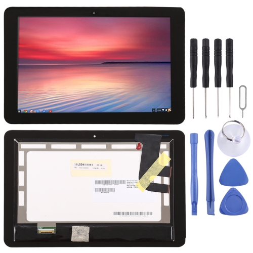 

LCD Screen and Digitizer Full Assembly for ASUS Chromebook Flip C100PA 10 inch(Black)