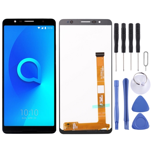 

LCD Screen and Digitizer Full Assembly for Alcatel 3C OT5026 (Black)