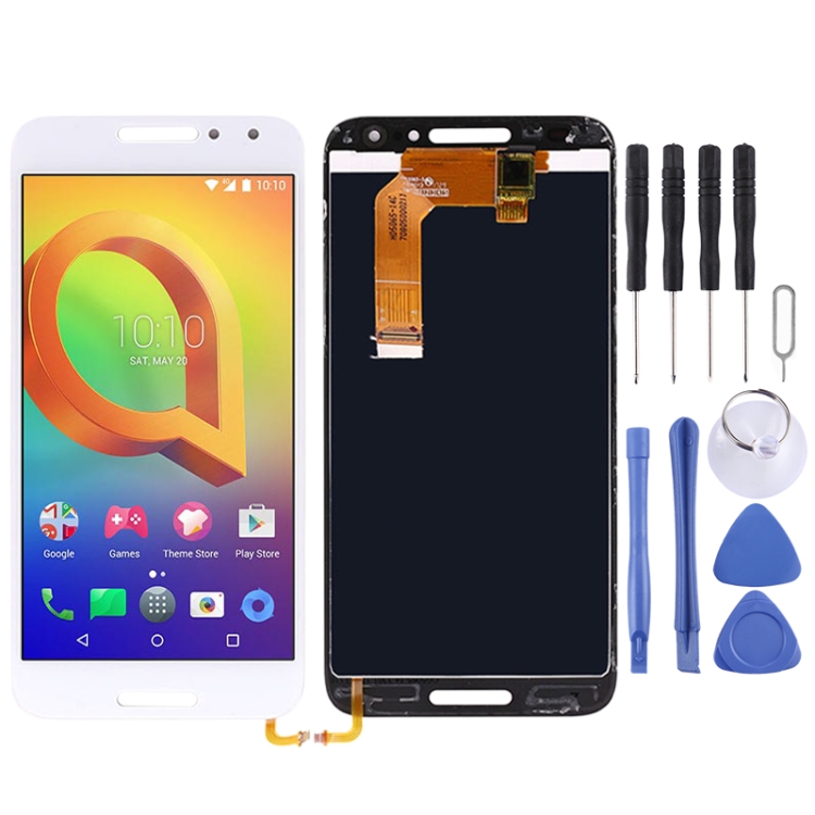 

LCD Screen and Digitizer Full Assembly for Alcatel A3 OT5046 5046D 5046X 5046Y(White)