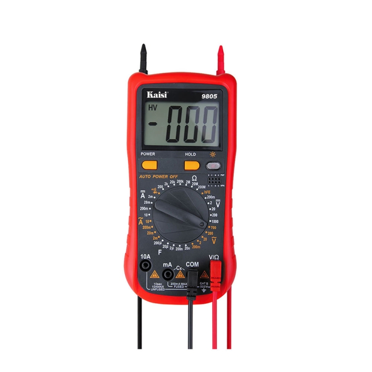 

Kaisi 9805 Anti-burning Multifunctional Digital Universal Multimeter Auto-Range Digital Multimeter