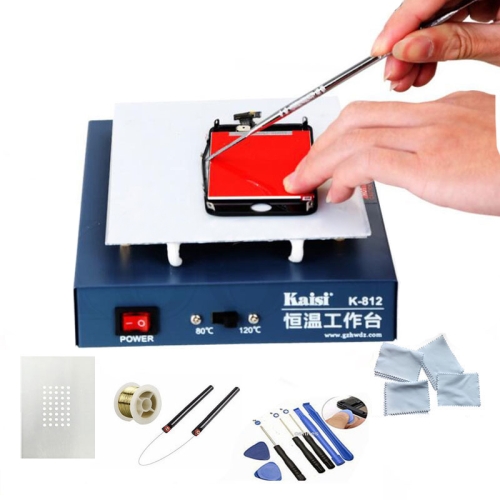 

Kaisi K-812 Constant Temperature Heating Plate LCD Screen Open Separator Desoldering Station, EU Plug
