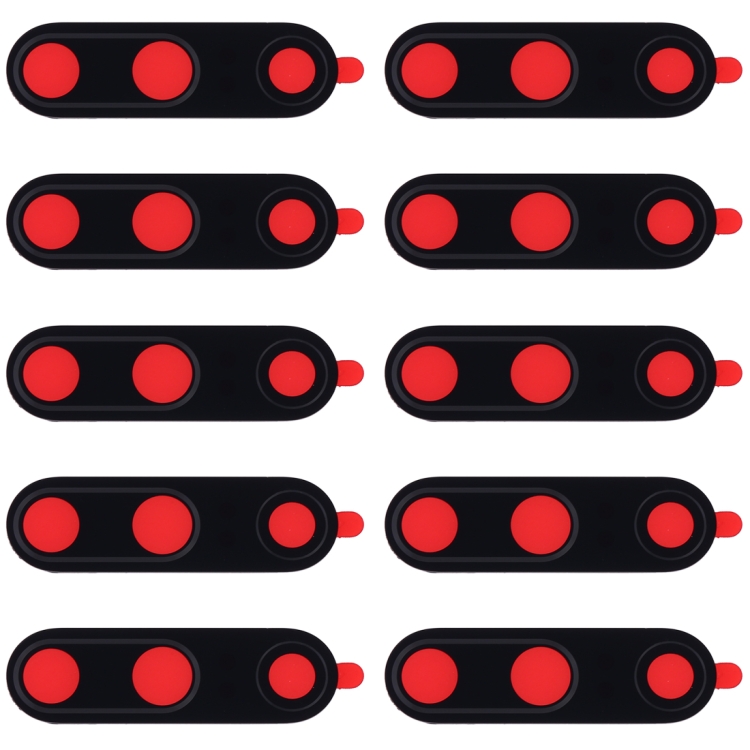 

10 PCS Back Camera Lens for OnePlus 7 Pro (Black)