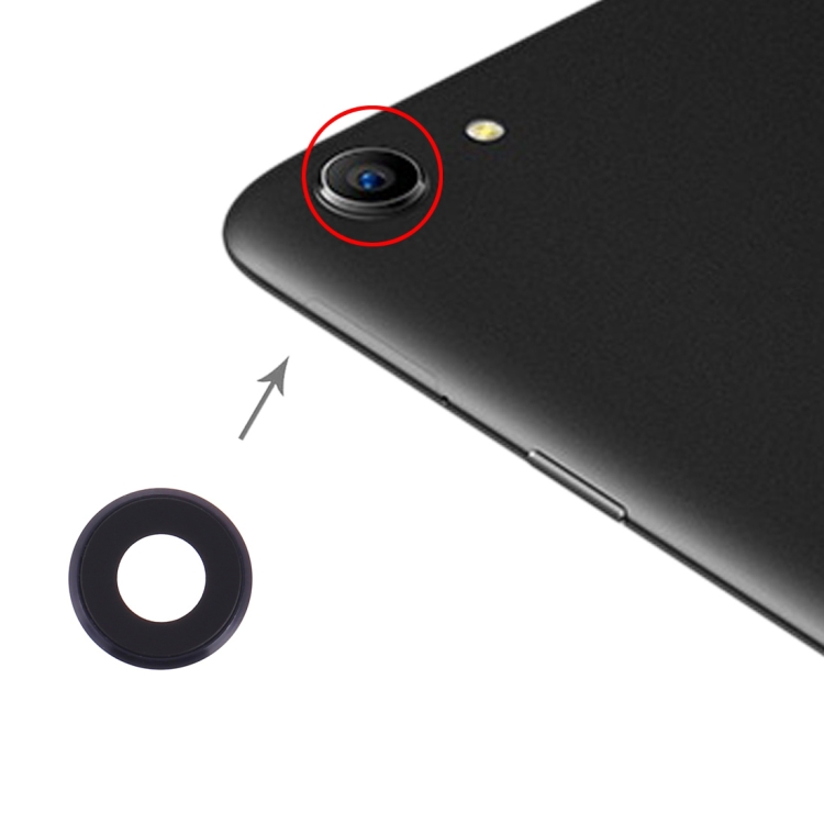 

10 PCS Camera Lens Cover for OPPO A83 / A1(Black)